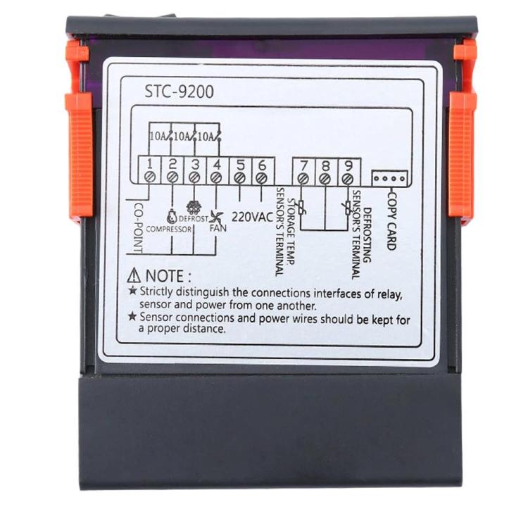 STC-9200 Microcomputer Temperature Controller - 3-Mode Output For Refrigeration, Defrost & Fan Control, Universal For Cold Storage/Chiller Units - English Version