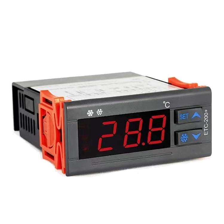 ETC-200+ Digital Temperature Controller with Refrigeration, Heating, Defrost Delay & Alarm 110V  English Version