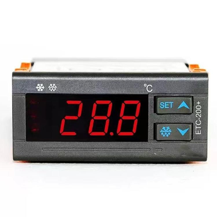 ETC-200+ Digital Temperature Controller with Refrigeration, Heating, Defrost Delay & Alarm 220V English Version