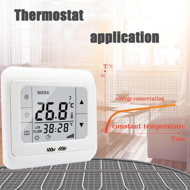 16A Floor Thermostat Underfloor Heating Temperature Regulator No WiFi