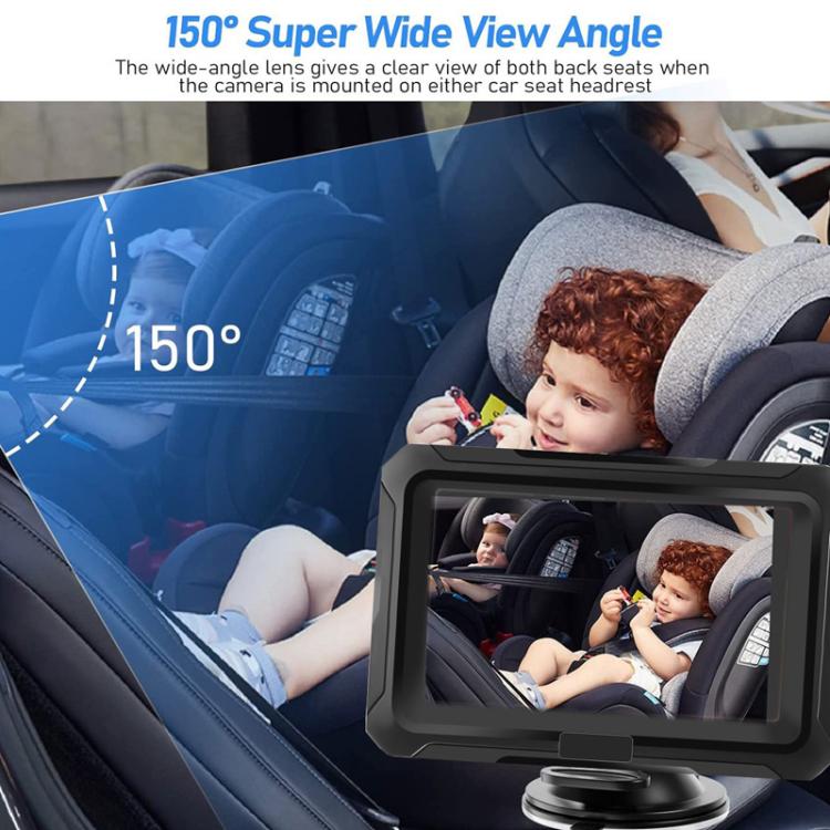 4.3 Inch 1080P HD Car Baby Monitor Infrared Night Vision Camera, Spec: With USB