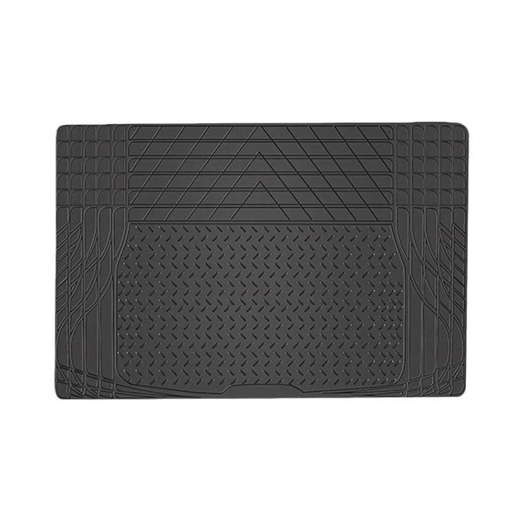 BY-1524 Car Non-Slip Trunk Mat Waterproof, Cuttable Universal Mat - Black