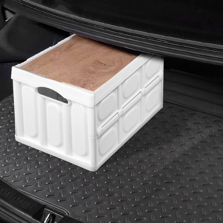 BY-1524 Car Non-Slip Trunk Mat Waterproof, Cuttable Universal Mat - Black