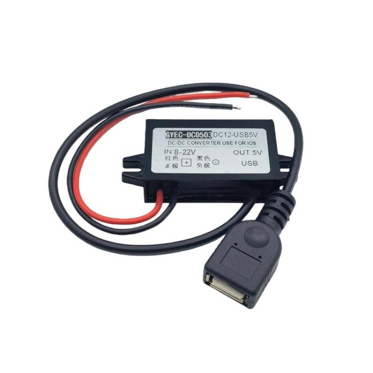 Phone Charging Buckle Module Car Power Converter, Spec: 8-22V To 5V USB
