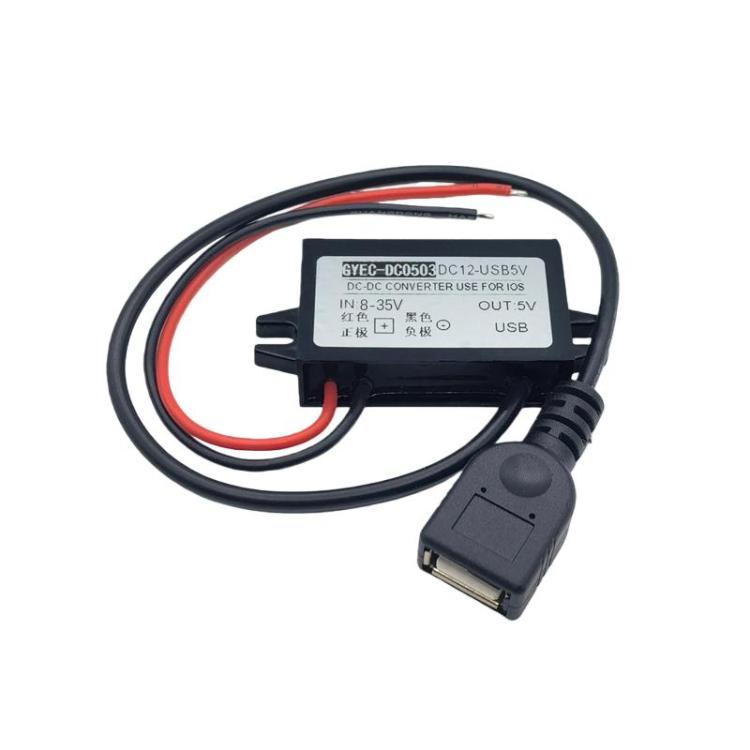 Phone Charging Buckle Module Car Power Converter, Spec: 8-35V To 5V USB