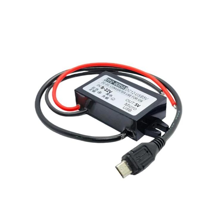 Phone Charging Buckle Module Car Power Converter, Spec: 8-22V To 5V Micro