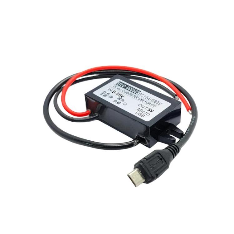 Phone Charging Buckle Module Car Power Converter, Spec: 8-35VTo 5V Micro