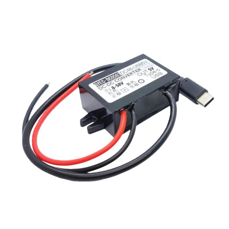 Phone Charging Buckle Module Car Power Converter, Spec: 8-58V To 5V Type-C