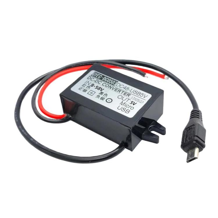 Phone Charging Buckle Module Car Power Converter, Spec: 8-58V To 5V Micro