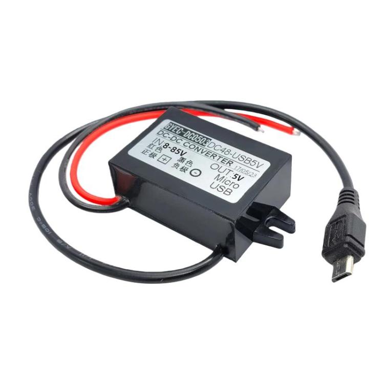Phone Charging Buckle Module Car Power Converter, Spec: 8-85V To 5V Micro