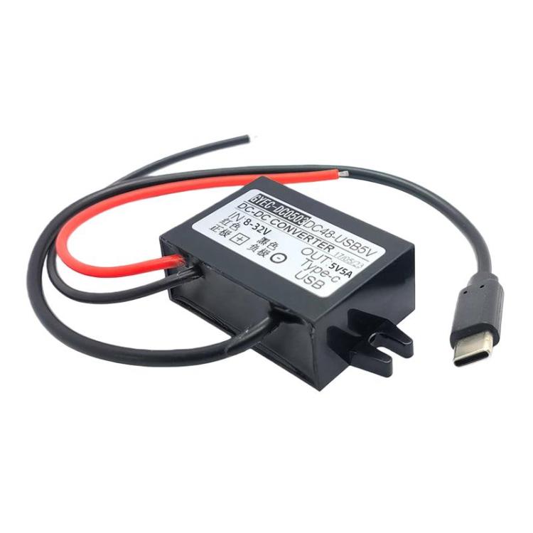 Phone Charging Buckle Module Car Power Converter, Spec: 8-32V To 5V 5A Type-C