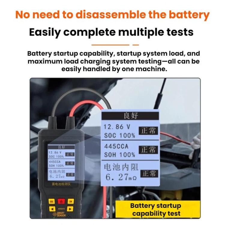 SMART SENSOR 12V/24V Car Battery Performance Tester