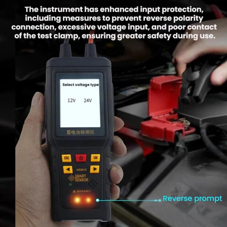 SMART SENSOR 12V/24V Car Battery Performance Tester