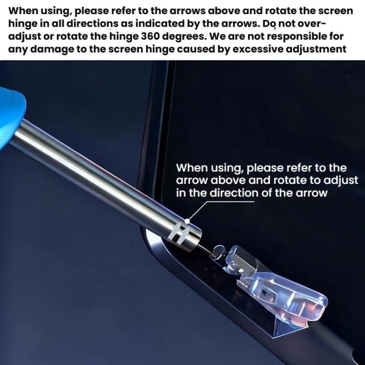 Computer Screen Sleep Line Adjustment Screwdriver, For MacBook Pro 14 / 16 Inch 2021-2025 - Color Random Delivery