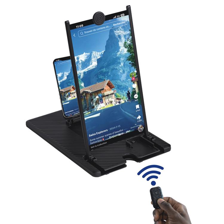 14-Inch Vertical Screen Phone Magnifier With Remote Control Ultra HD Mobile Screen Projection Amplifier Desktop Stand Blu-ray Ultra HD