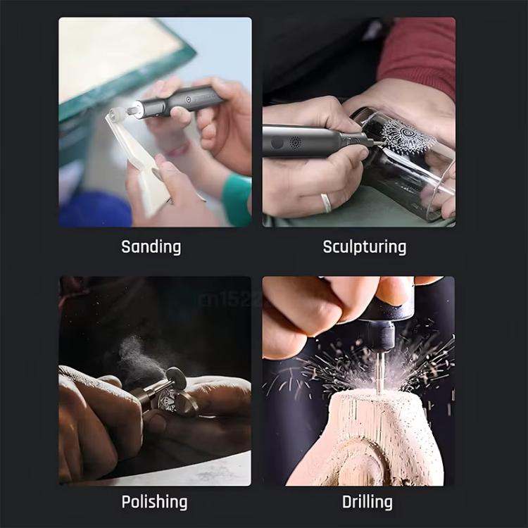 Greenworks 8V Mini Grinder 52pcs Grinding Rotary Tools Combo Cordless Variable Speed Wireless Engraver AGK302