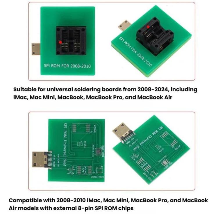 SoFix U-BOS2 Pro For Macbook 2008-2024 Series 8pcs /Set Motherboard Repair Unlock Tool
