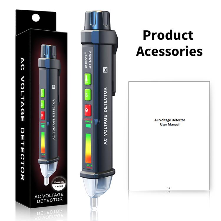 ZOYI Non-Contact Smart Induction Voltage Tester Pen, Model: DB02