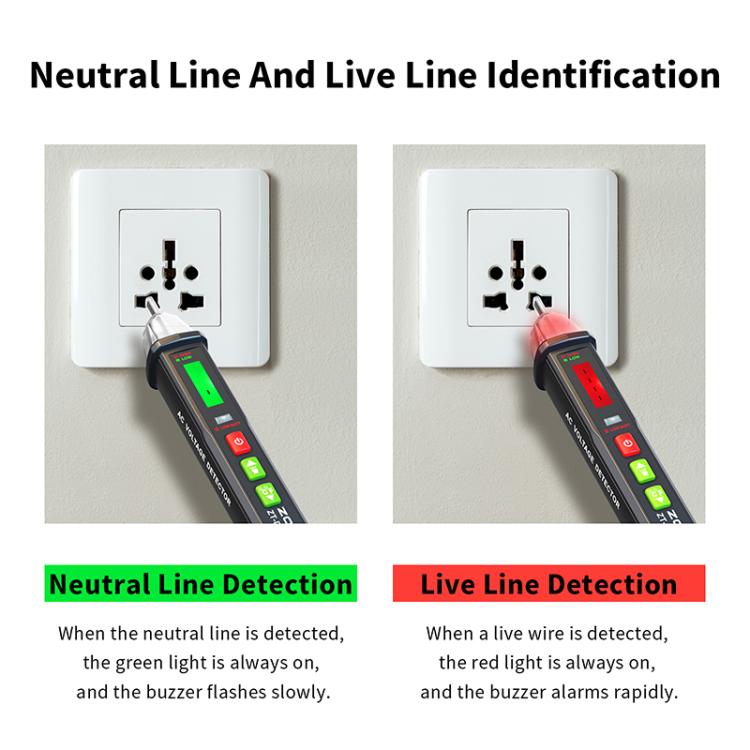 ZOYI Non-Contact Smart Induction Voltage Tester Pen, Model: DB03