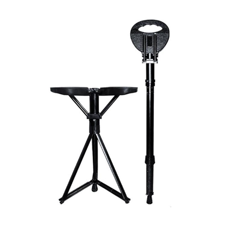 Outdoor Multi-Functional Lightweight Non-Slip Hiking Stick/Stool - 49x34x17.5cm