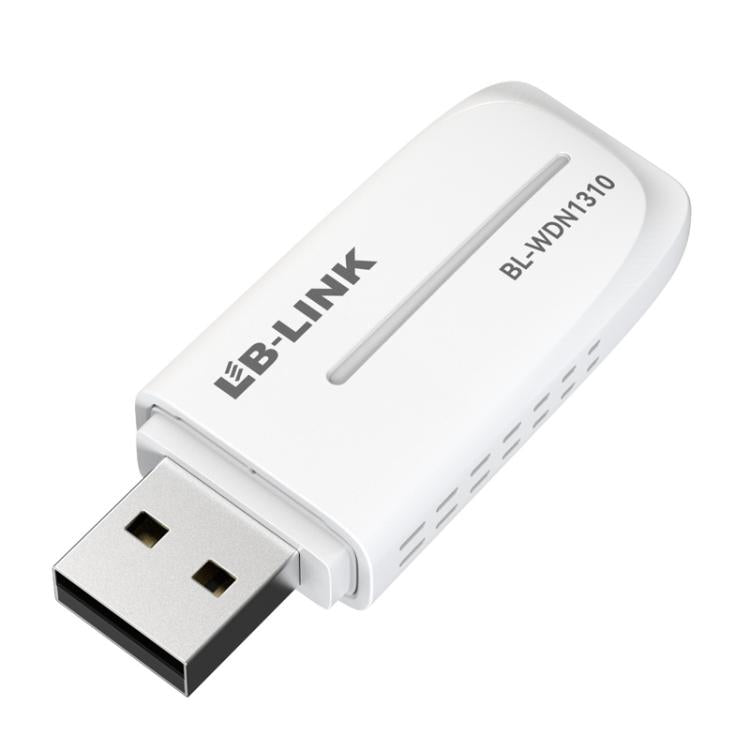 LB-LINK BL-WDN1310 1300Mbps Driver-Free Dual-Band 5GHz Desktop/Laptop Wireless Network Adapter Receiver Transmitter USB External Network Card - White