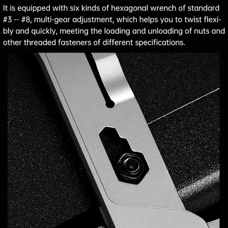 Nextool Silver Blade EDC Tool 14 In 1 Pocket Folding Pliers Screwdriver Wrench Knife With Leather Case - NE20182