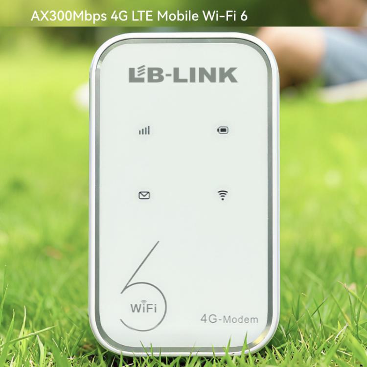 LB-LINK BL-MF518EU AX300Mbps 4G LTE Mobile Wi-Fi 6 SIM Card Outdoor European Edition Mobile WiFi With Battery
