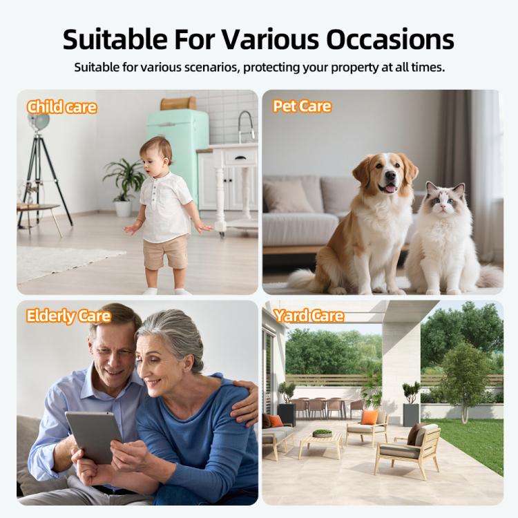Motion Detection Smart Alarm Wireless Connected Mini Battery Camera