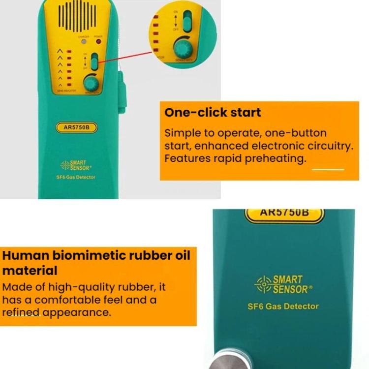 SMART SENSOR Refrigerator And Air Conditioner SF6 Refrigerant Leak Detector