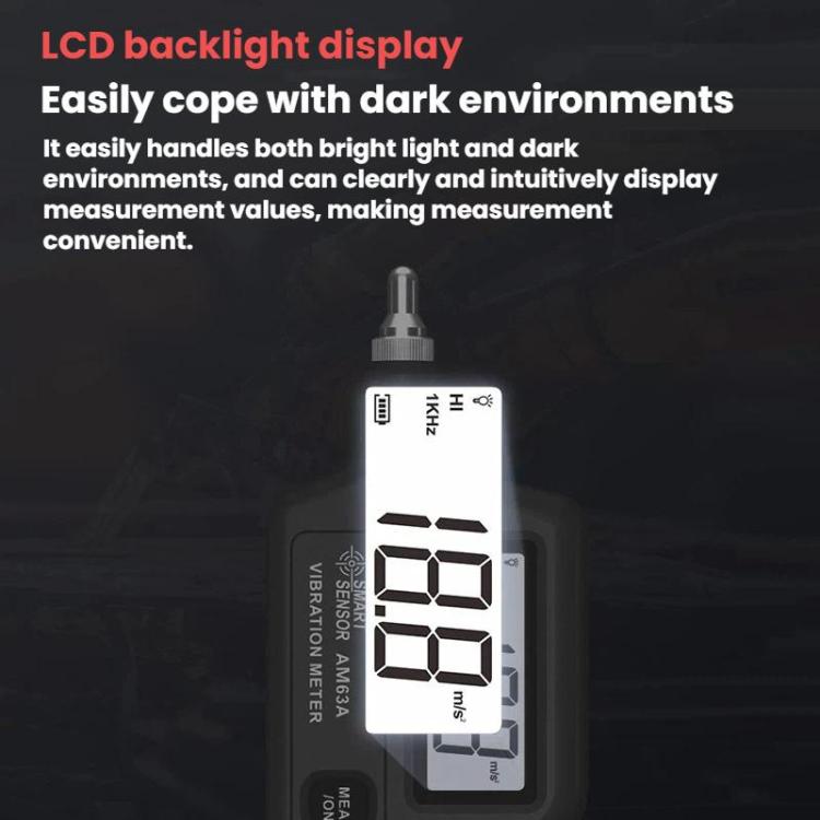 SMART SENSOR Explosion-Proof Handheld Portable High-Precision Motor Vibration Meter - AM63A