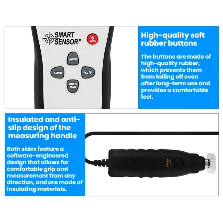 SMART SENSOR Portable Handheld Motor Vibration Meter