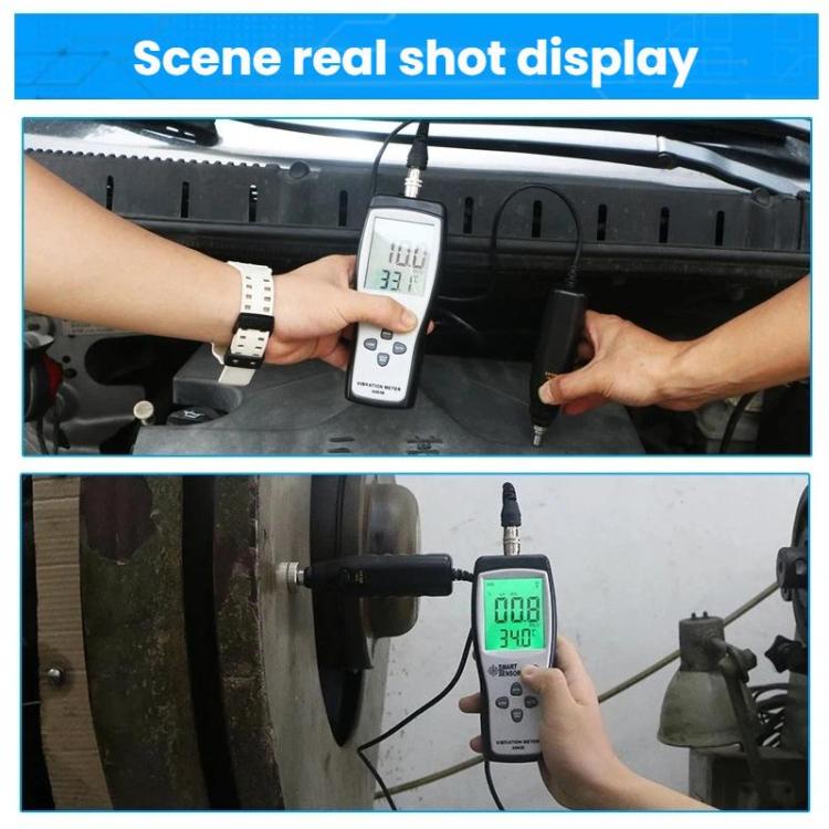 SMART SENSOR Portable Handheld Motor Vibration Meter
