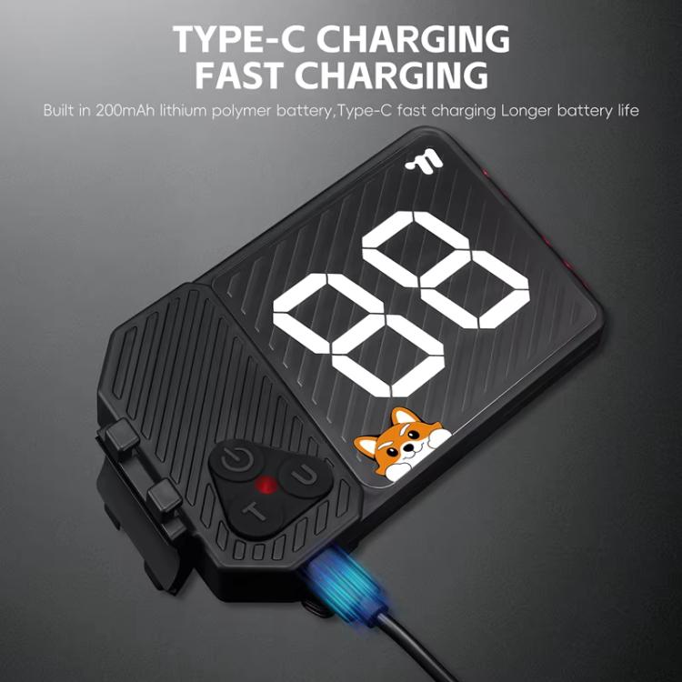 WEST BIKING USB-C Rechargeable Bicycle Number Plate Light 3 Light Modes, Adjustable Number 0-99 - Black