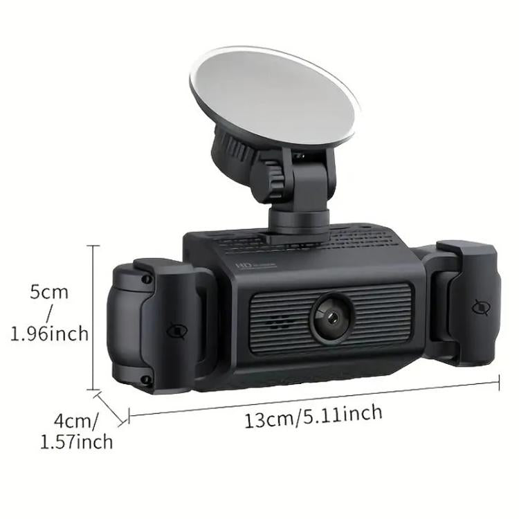 A7 1080P Dash Camera HD Night Vision Car Recorder, Spec: Front+Left+Right+Rear