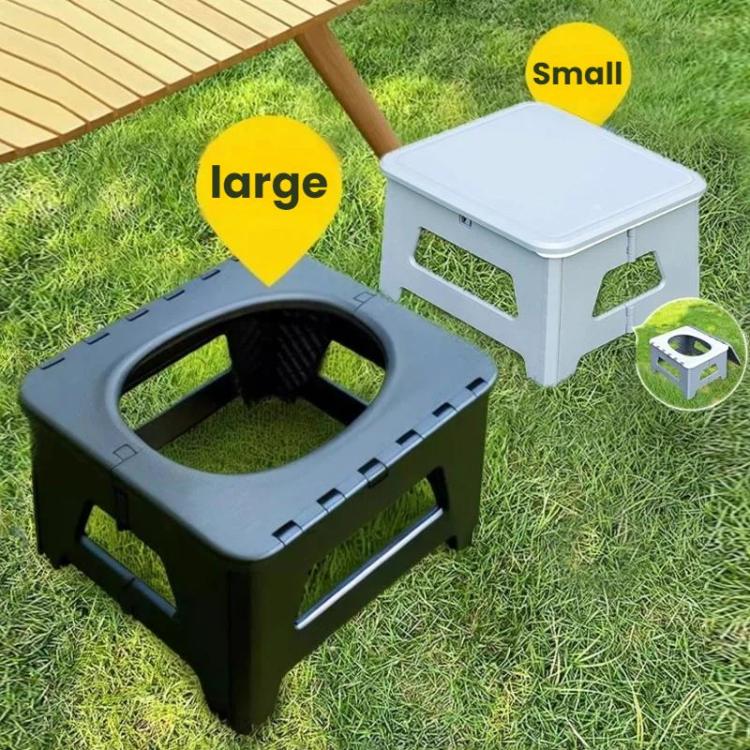 Outdoor Car Portable Emergency Camping Toilet Odor-Proof Mobile Toilet, Size: Small Black