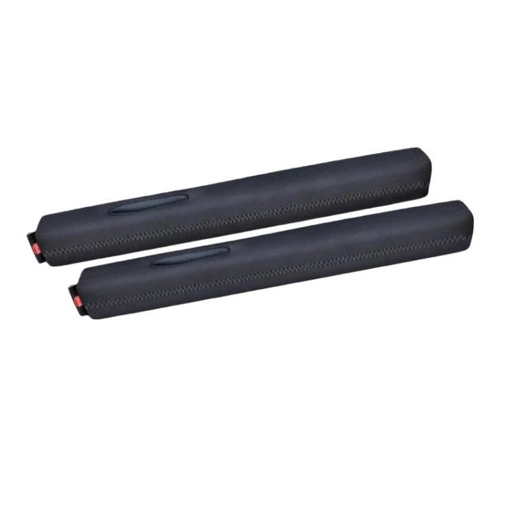 2pcs Universal Car Seat Gap Filler Sponge Strip Anti-Drop Gap Sealing Strip - Black