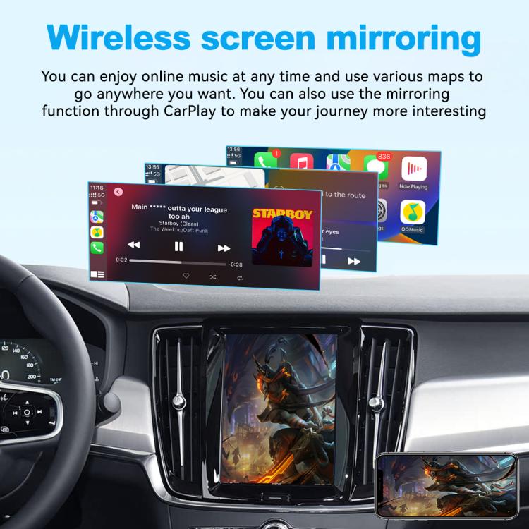 JOYEAUTO WZVO Carplay Decoder Android Auto Module Box, Spec: For Volvo S60/S90/V60/V90/XC40/XC60 2018-2022