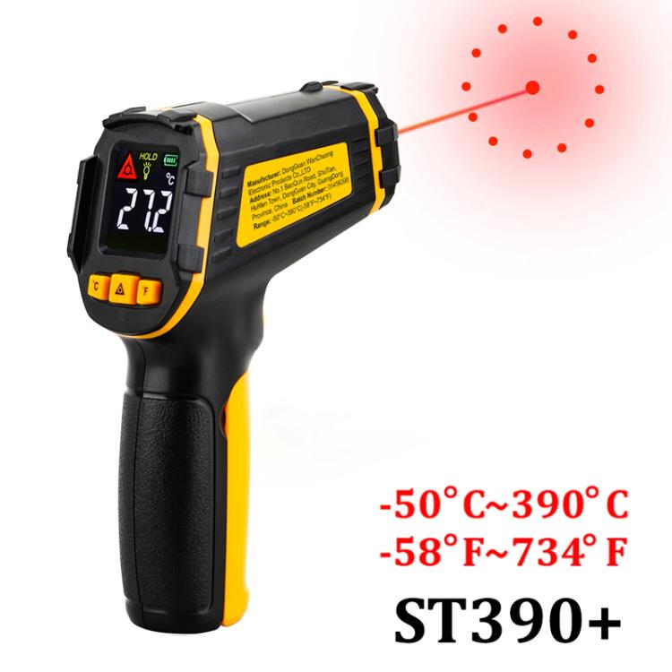SMART SENSOR ST390+ Industrial High-Precision Infrared Thermometer For Baking & Kitchen