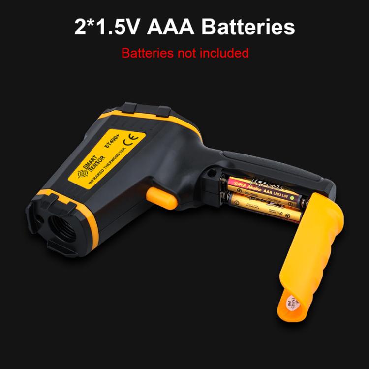 SMART SENSOR ST490+ Industrial High-Precision Infrared Thermometer For Baking & Kitchen