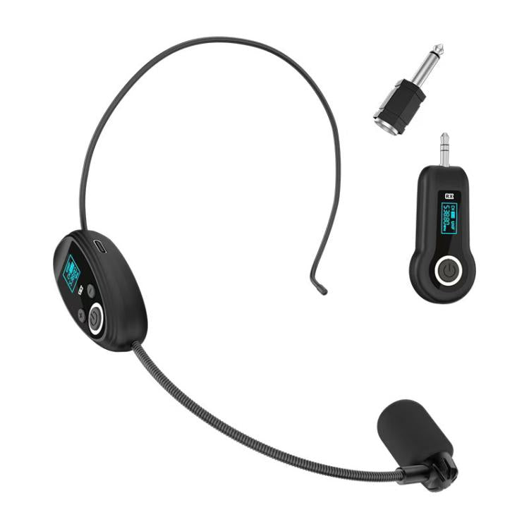 K-06 2.4G Head-Mounted Wireless Microphone Amplifier Headset, Spec: 1 in 1