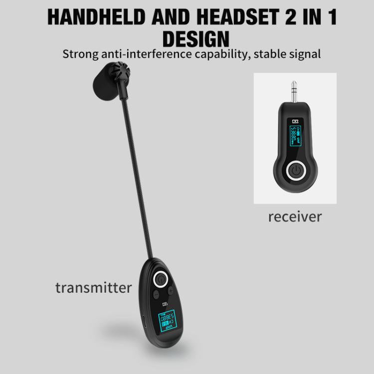 K-06 2.4G Head-Mounted Wireless Microphone Amplifier Headset, Spec: 1 in 1