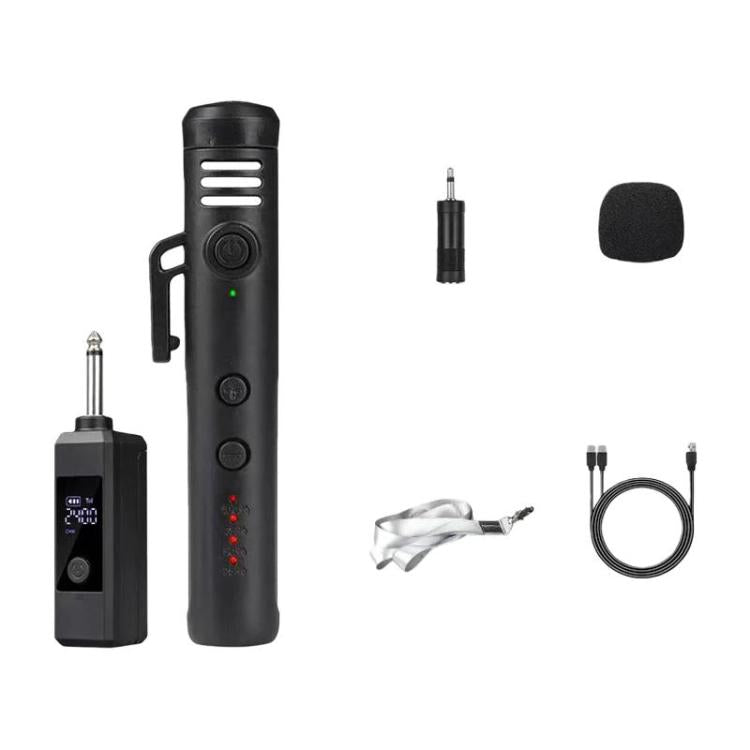 DIYO-1136 Handheld Wireless Condenser Microphone With Power Display Teaching Microphone & Voice Amplifier, Spec: 1 in 1 3.5mm