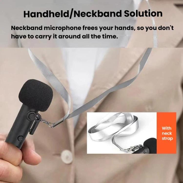 DIYO-1136 Handheld Wireless Condenser Microphone With Power Display Teaching Microphone & Voice Amplifier, Spec: 1 in 1 3.5mm
