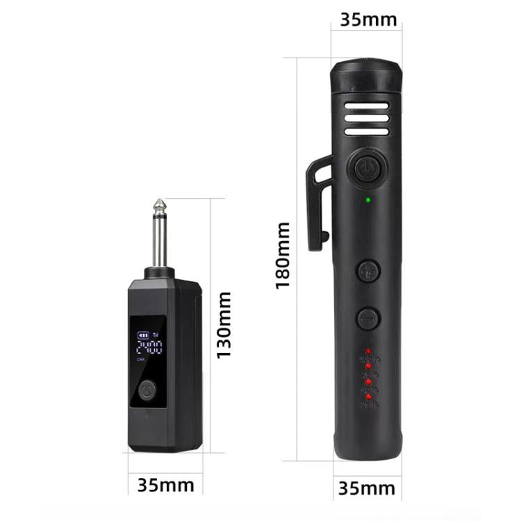 DIYO-1136 Handheld Wireless Condenser Microphone With Power Display Teaching Microphone & Voice Amplifier, Spec: 1 in 2 3.5mm