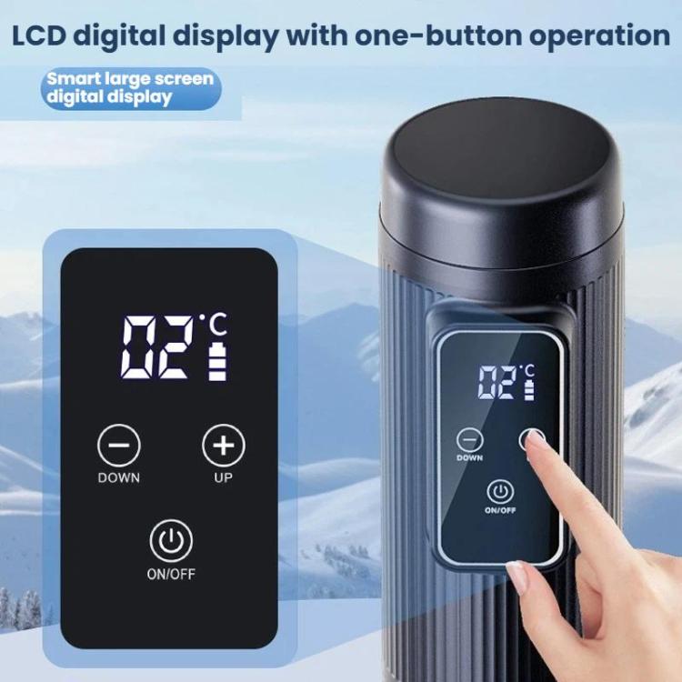 Insulin Cooling Cup Portable Cooling Box Medication Temperature Controlled Portable Mini Fridge, Style: 10200mAh Charging