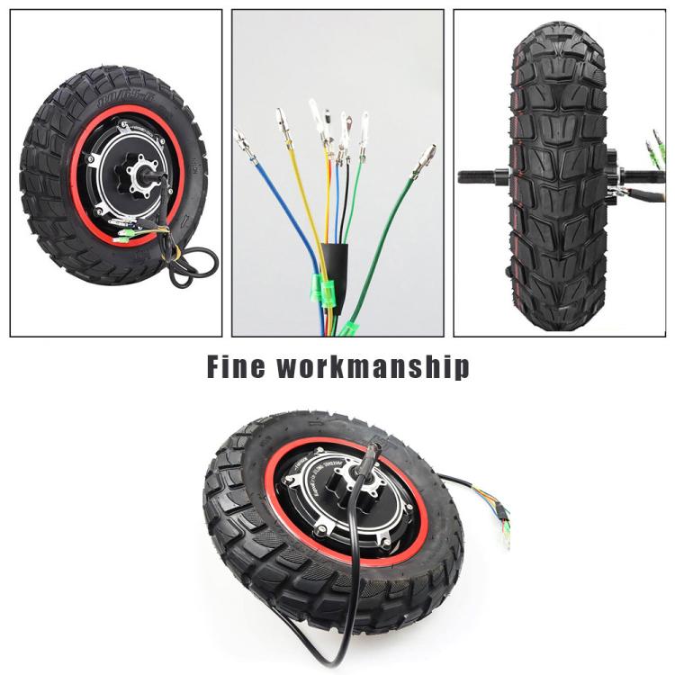 For KUGOO M4 / M4 PRO Electric Scooters Inflatable Off-Road Tire With Rear Wheel Motor Hub, Spec: 800W