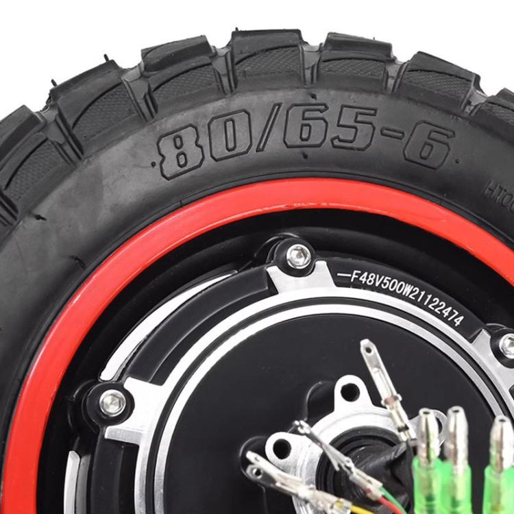 For KUGOO M4 / M4 PRO Electric Scooters Inflatable Off-Road Tire With Rear Wheel Motor Hub, Spec: 500W
