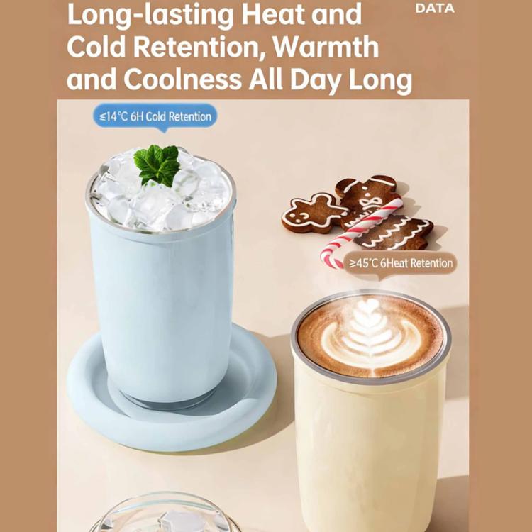 300ml 316 Stainless Steel Insulated Coffee Cup Vacuum Double-Wall Straw Cup