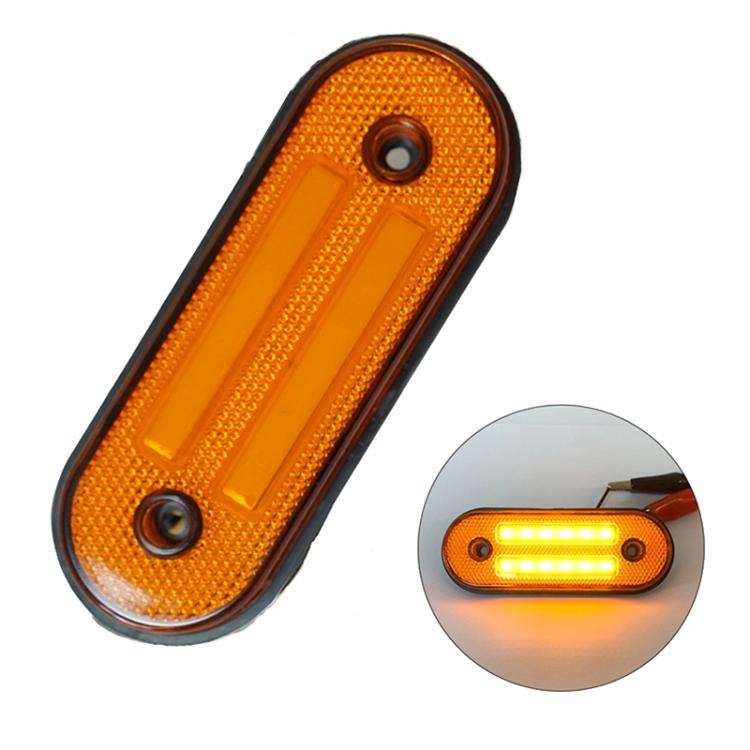 MK-256 12-LEDs Truck Side Lamps Light-Guiding Side Tail Lamps