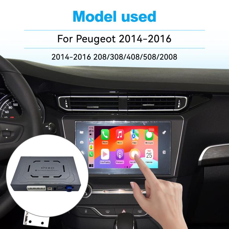 JOYEAUTO WZPG-1 Wireless CarPlay Module, For Peugeot 208/2008/308/408/508 2014-2016